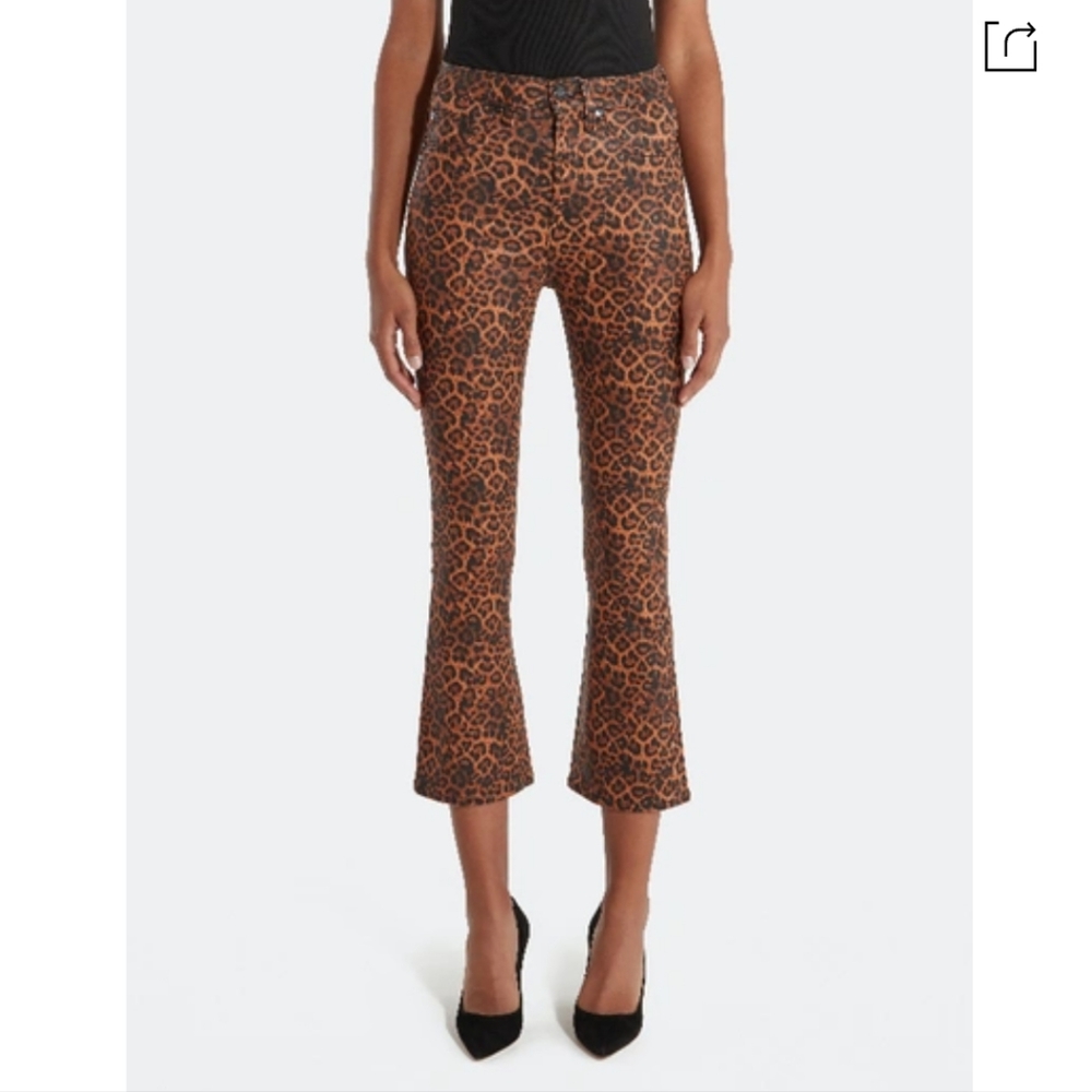 7 For All Mankind Leopard Print Jeans